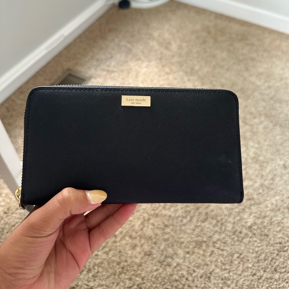 Kate spade black wallet